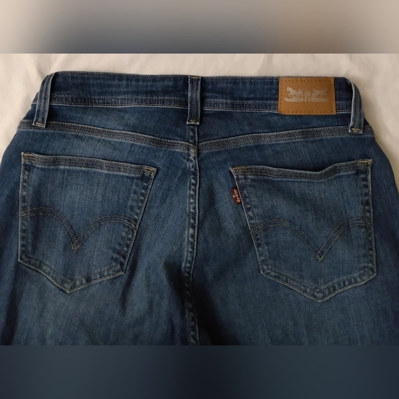 WOMENS LEVIS 529 SKINNY LEG CURVY JEANS SIZE 8 COTTON SPANDEX - Picture 1 of 4